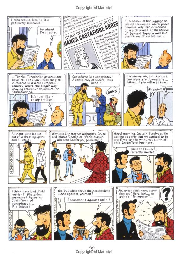 the adventures of tintin: tintin and the picaros