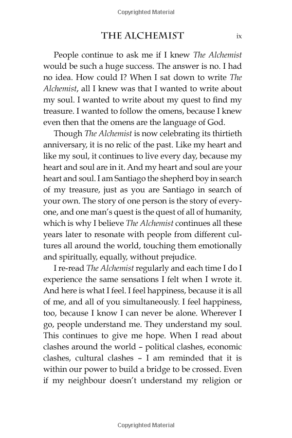 the alchemist 25th anniversary: a fable about following your dream