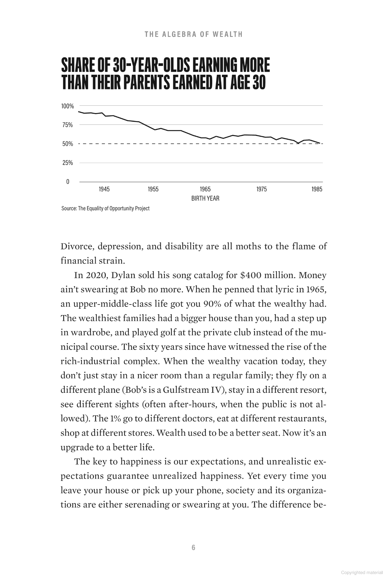 the algebra of wealth