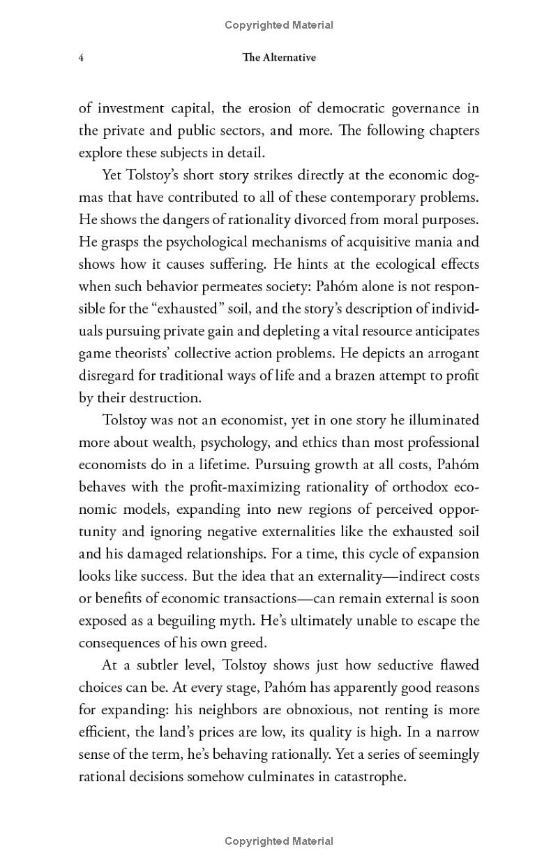 the alternative - how to build a just economy