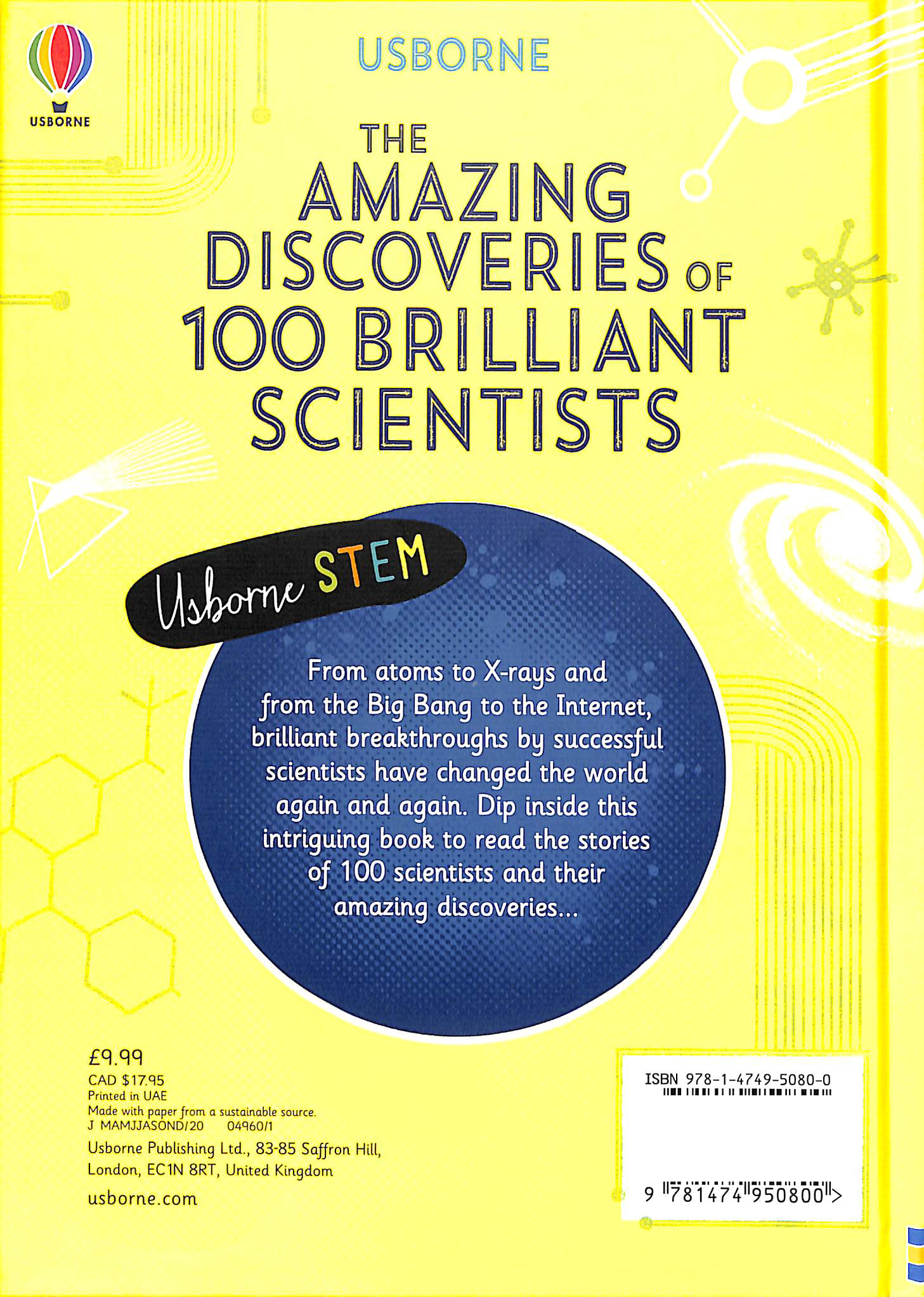 the amazing discoveries of 100 brilliant scientists