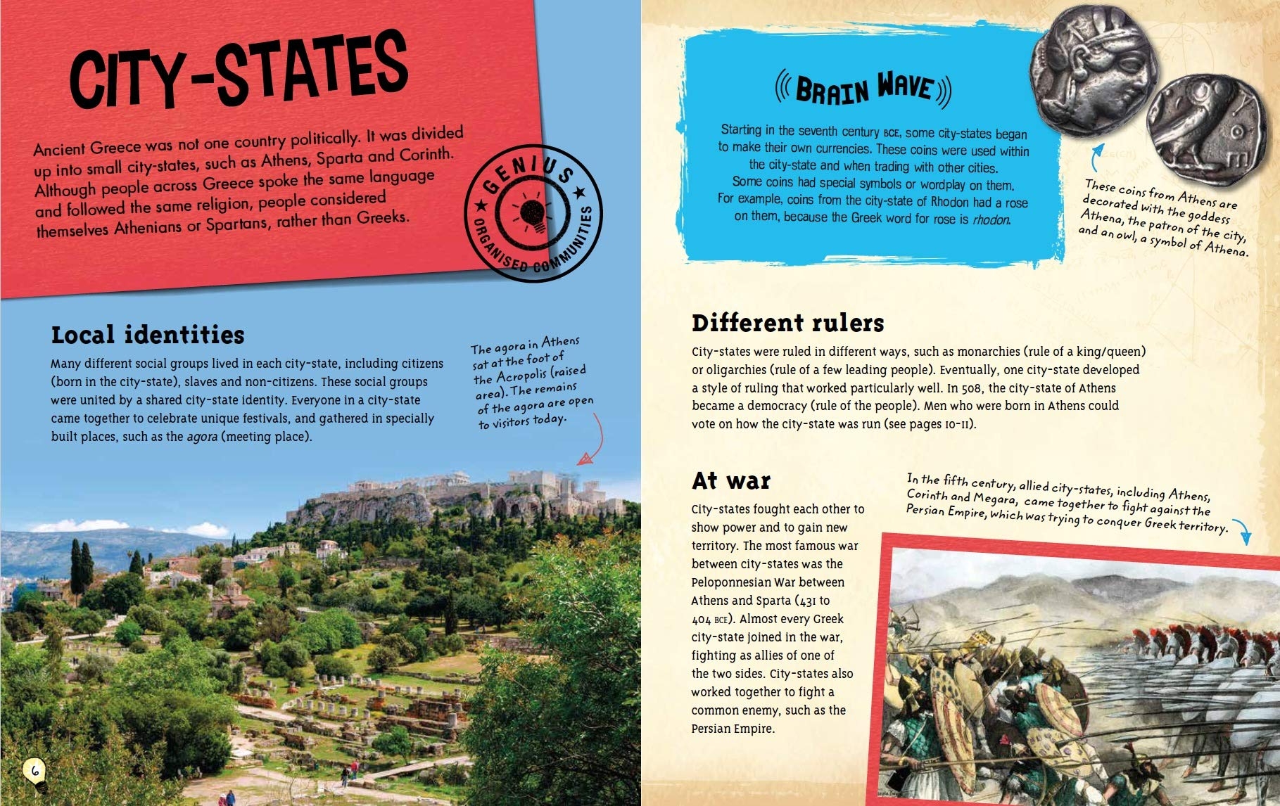 the ancient greeks: clever ideas and inventions from past civilisations (the genius of)