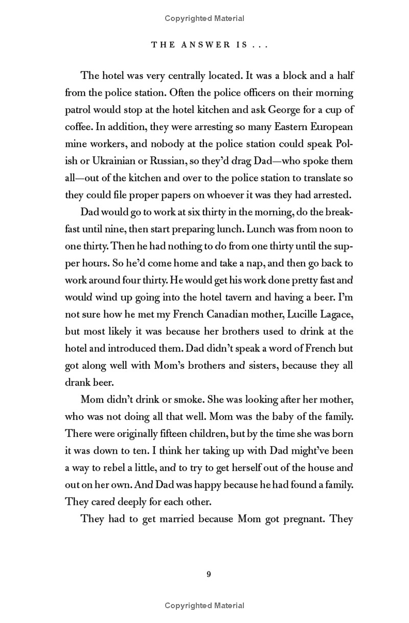 the answer is . . .: reflections on my life