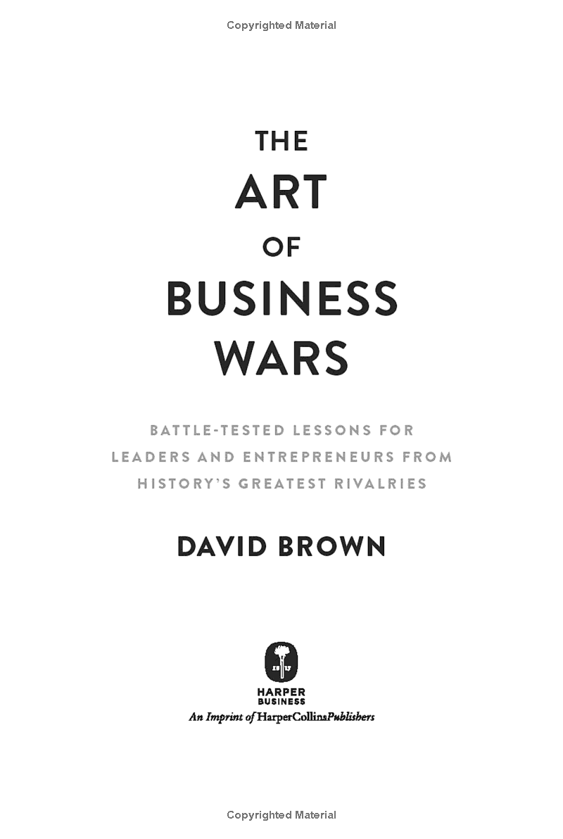 the art of business wars