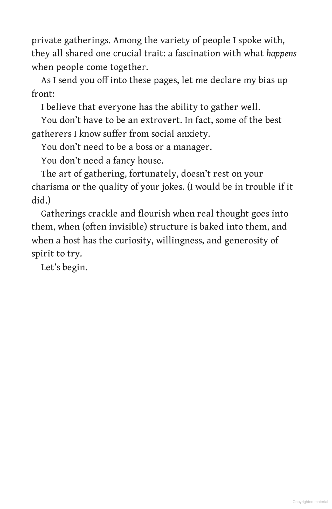 the art of gathering: how we meet and why it matters