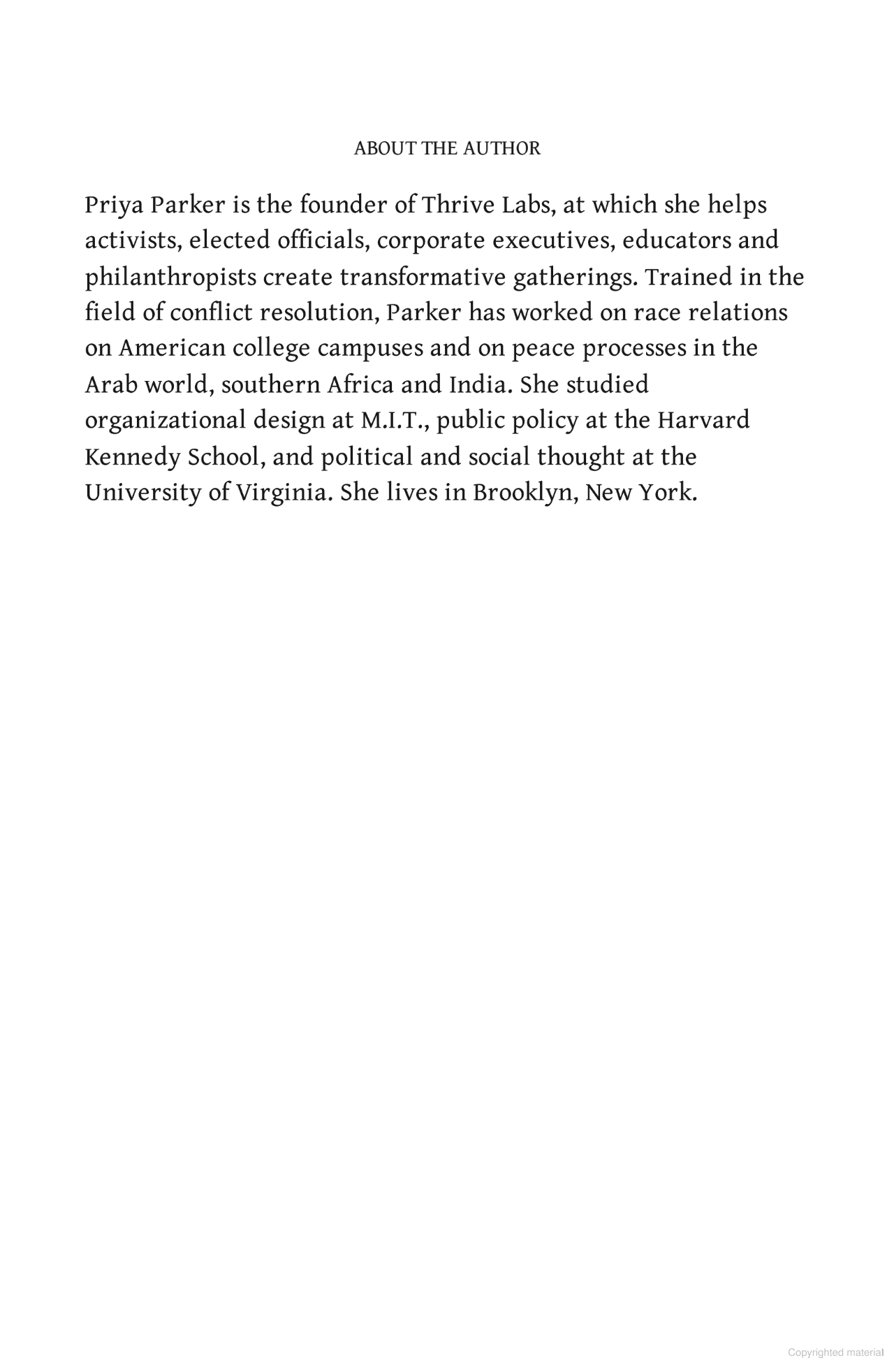 the art of gathering: how we meet and why it matters