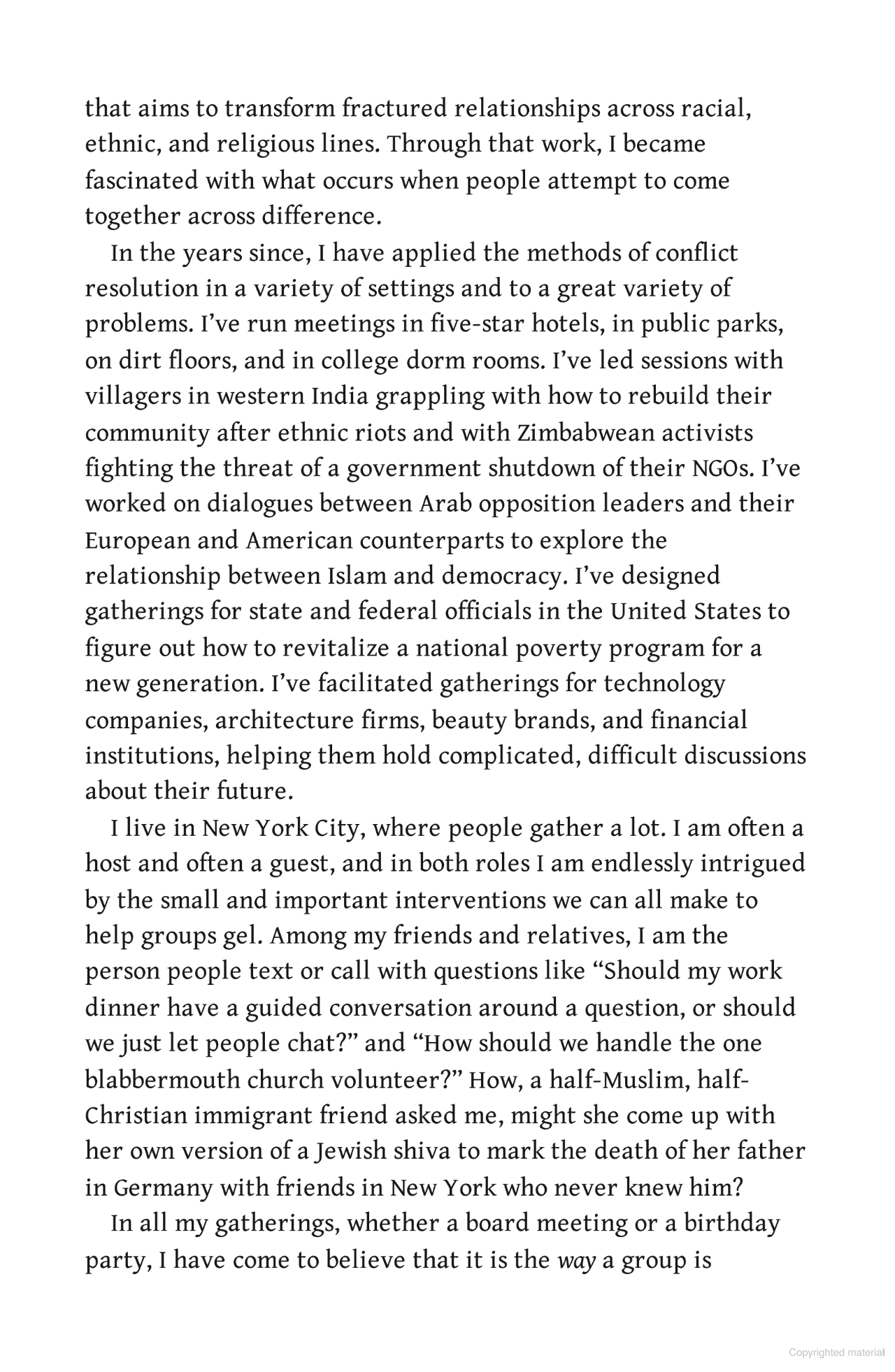 the art of gathering: how we meet and why it matters