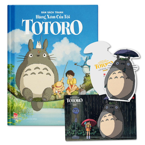 The Art Of Hang Xom Cua Toi Totoro - Tang Kem Set Postcard + Phong Thu