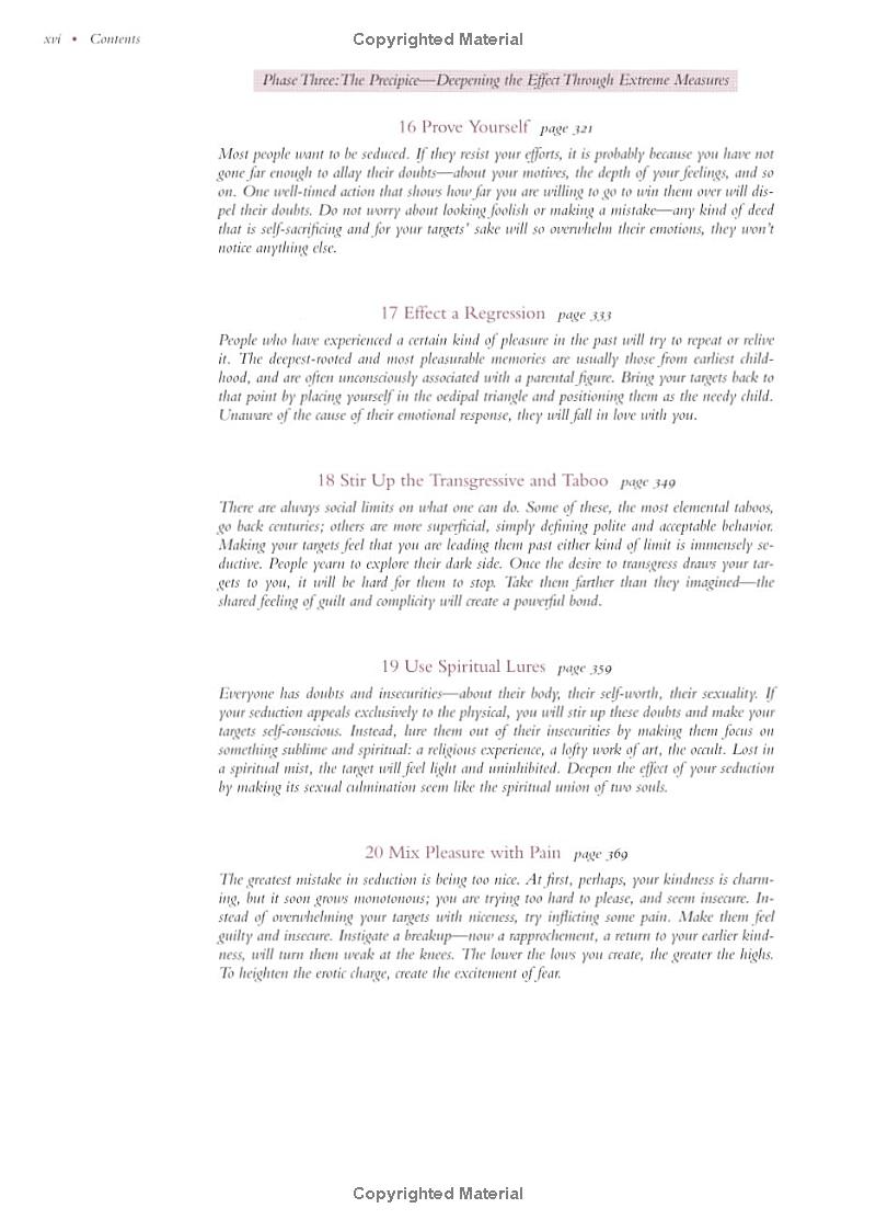 the art of seduction