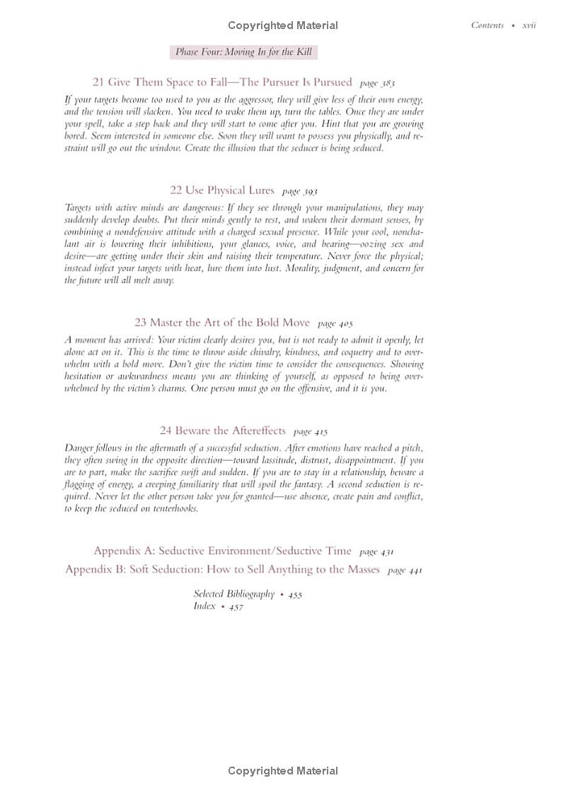 the art of seduction