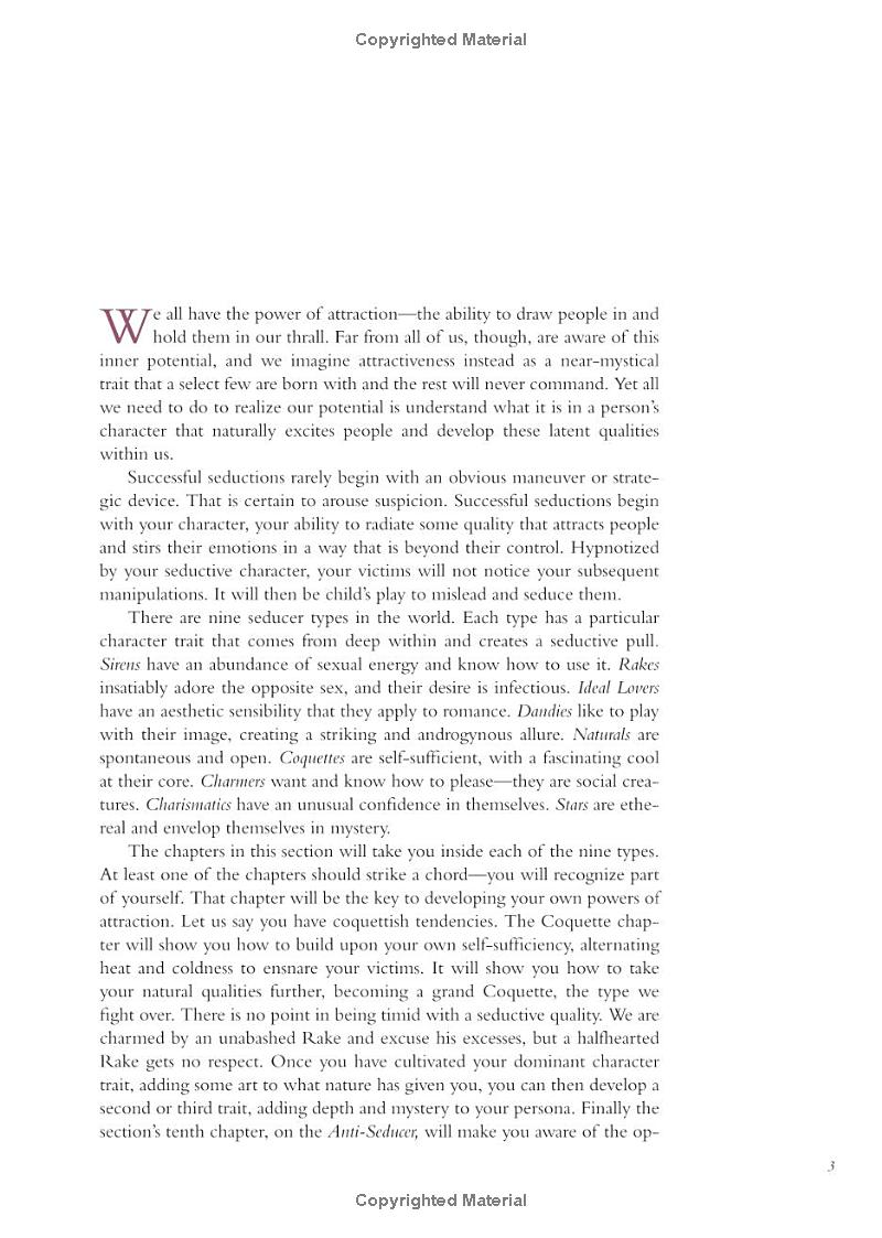 the art of seduction