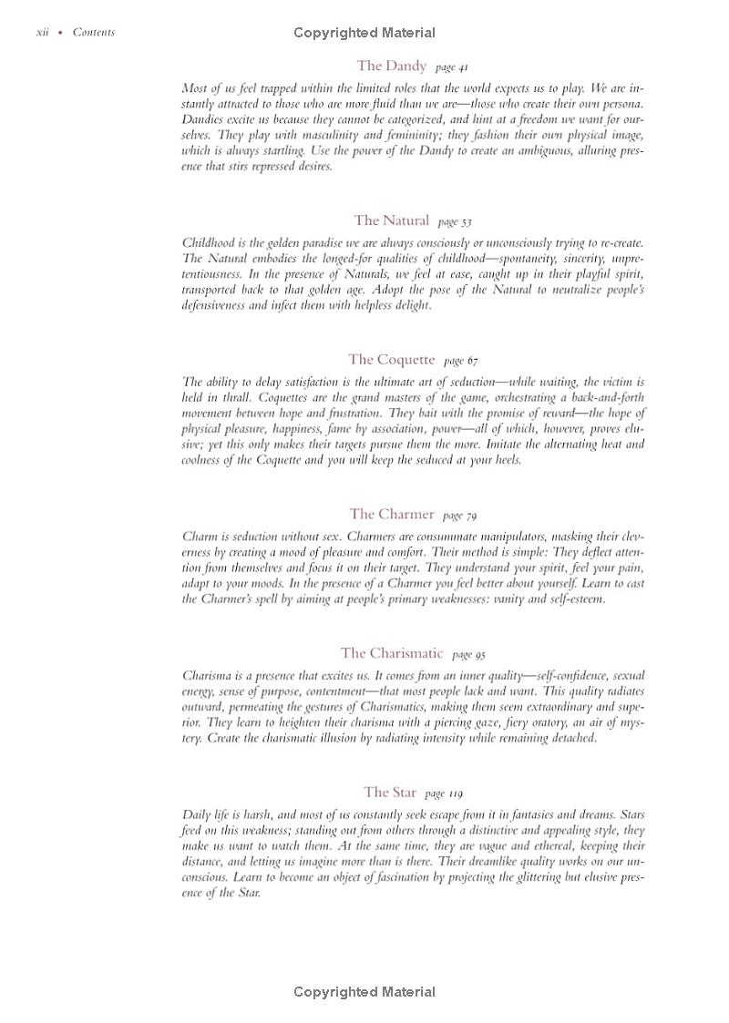 the art of seduction