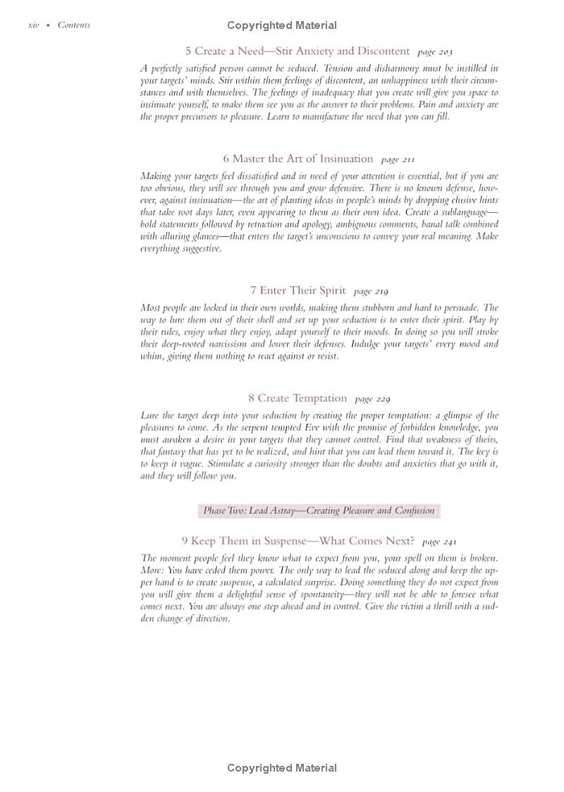 the art of seduction