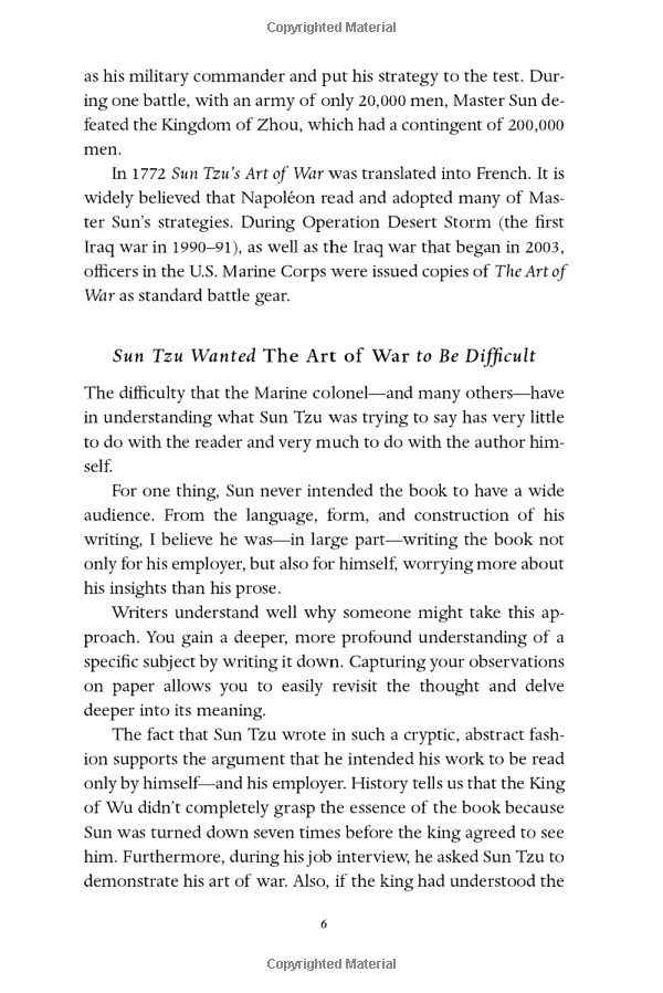 the art of war for women: sun tzu's ultimate guide to winning without confrontation