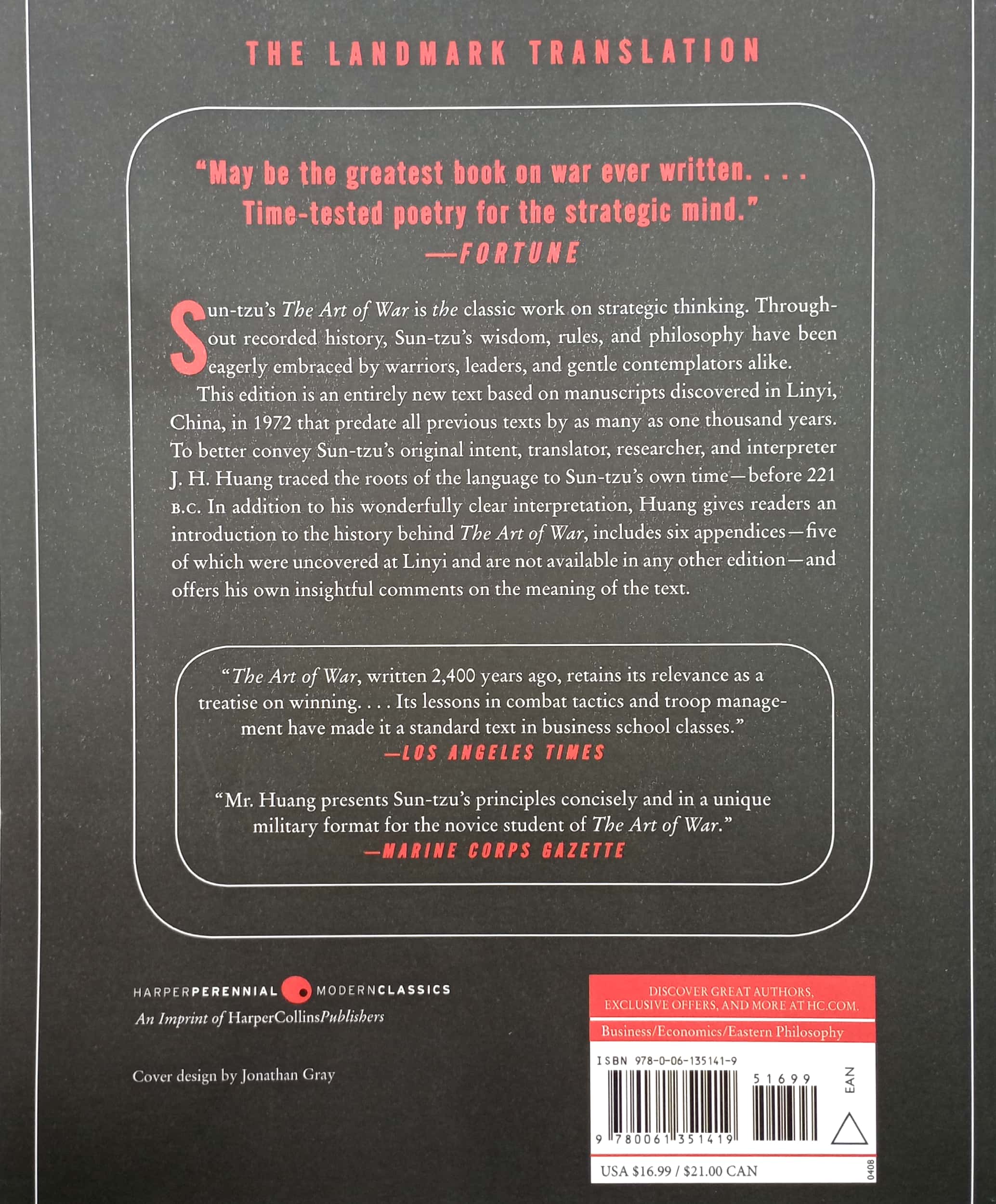 the art of war (harper perennial modern classics)