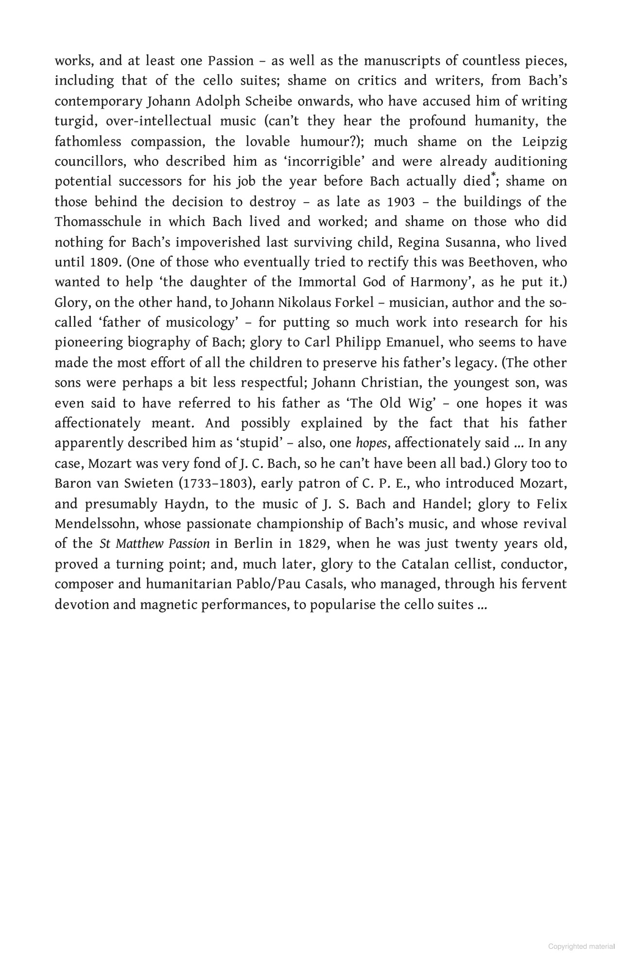 the bach cello suites