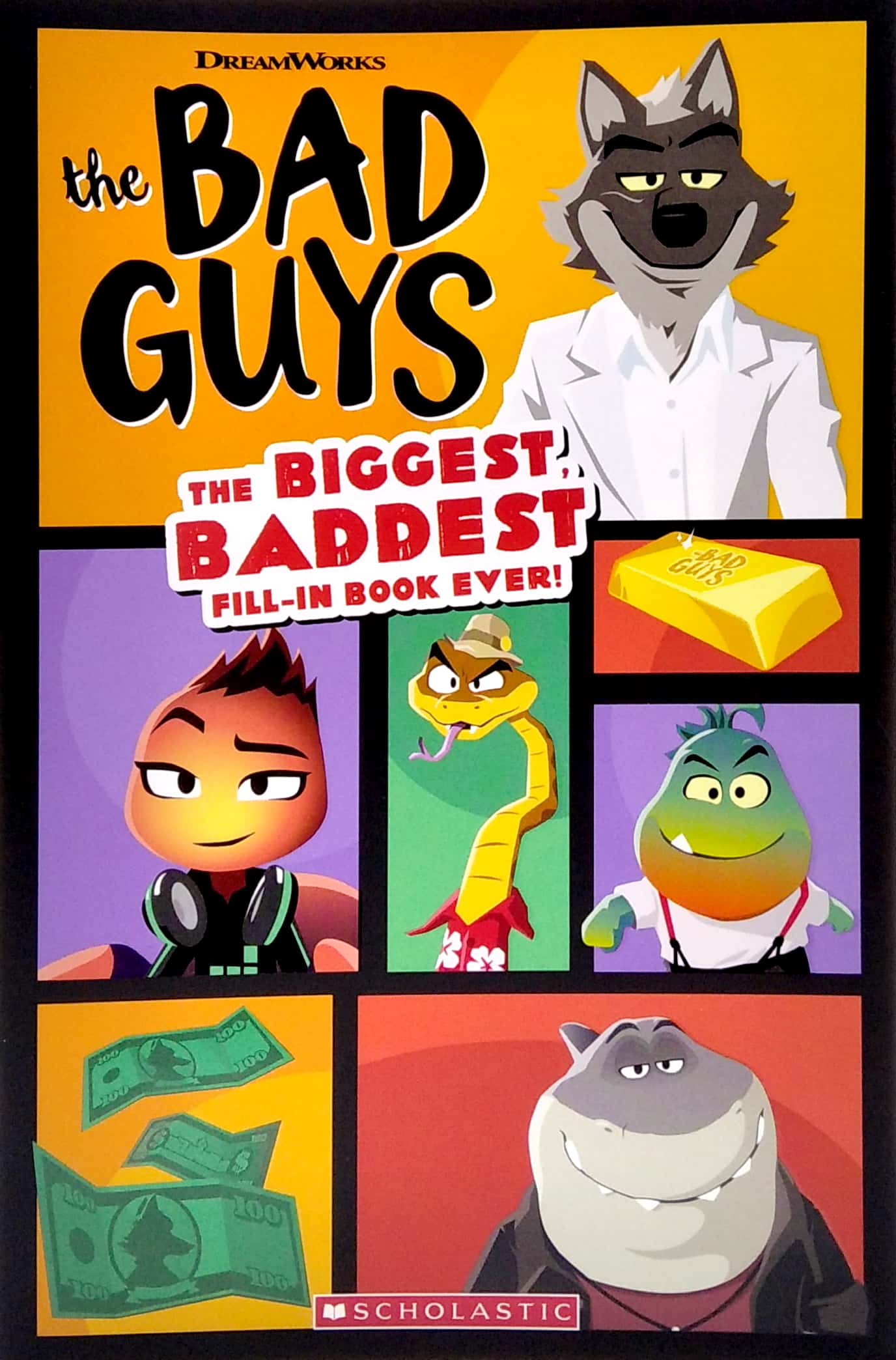 the bad guys movie: the biggest, baddest fill-in book ever!