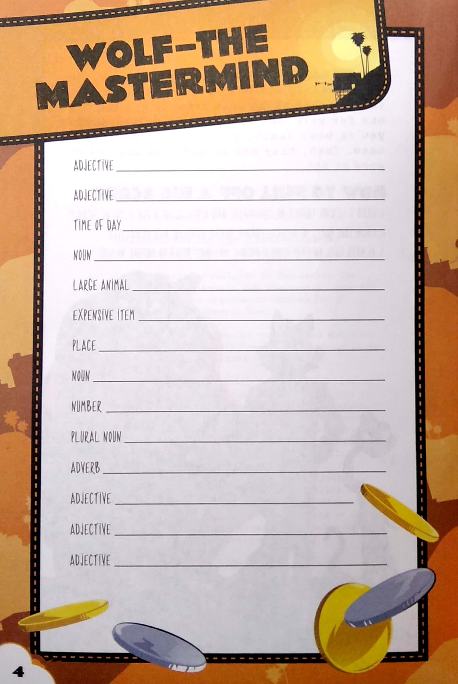 the bad guys movie: the biggest, baddest fill-in book ever!