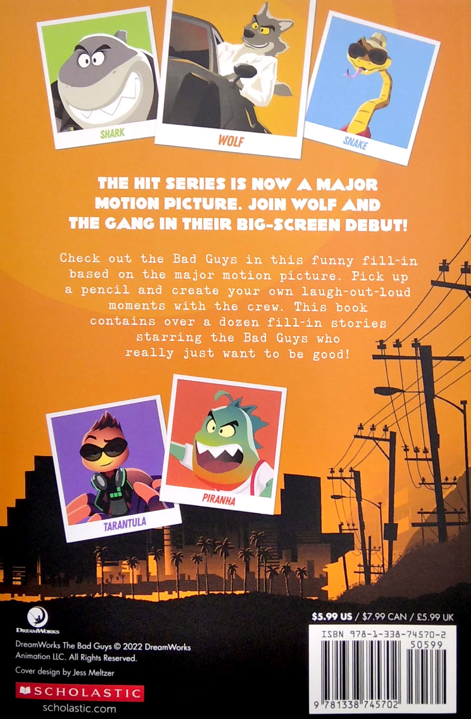 the bad guys movie: the biggest, baddest fill-in book ever!