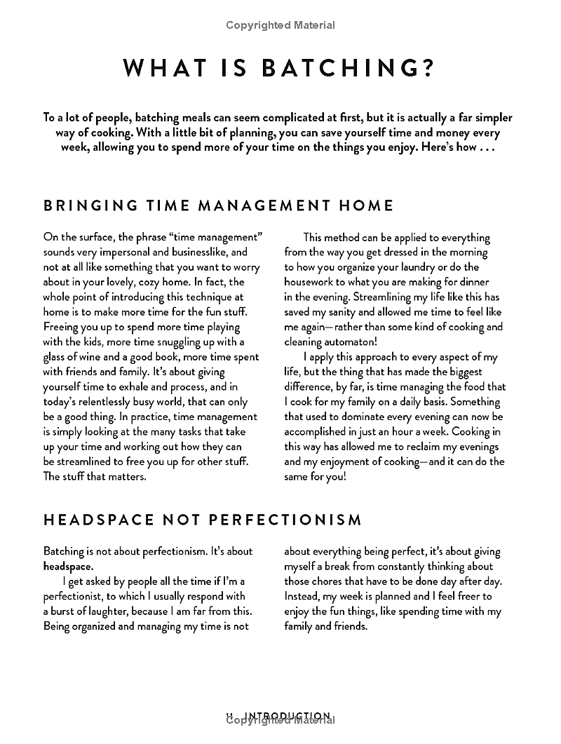 the batch lady : shop once. cook once. eat well all week.