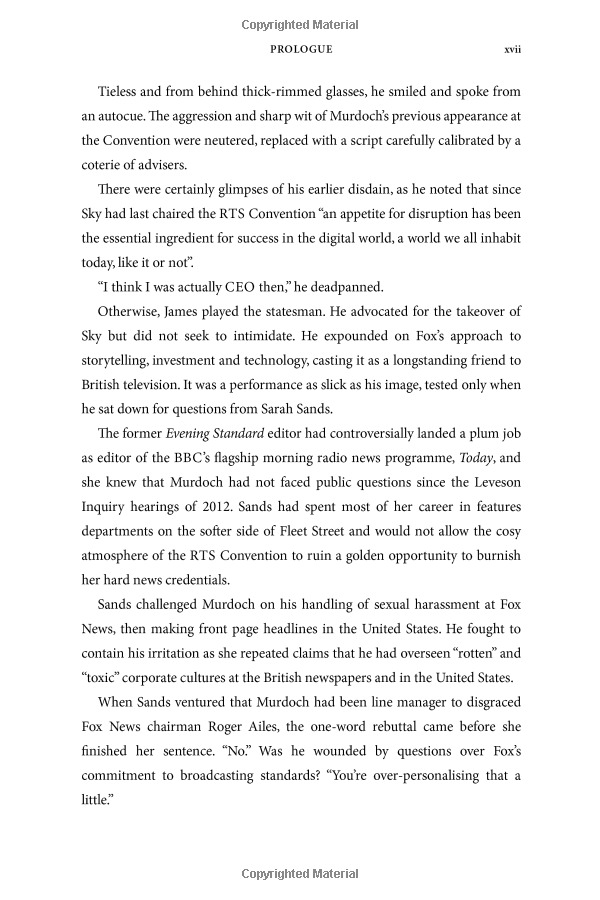 the battle for sky: the murdochs, disney, comcast and the future of entertainment