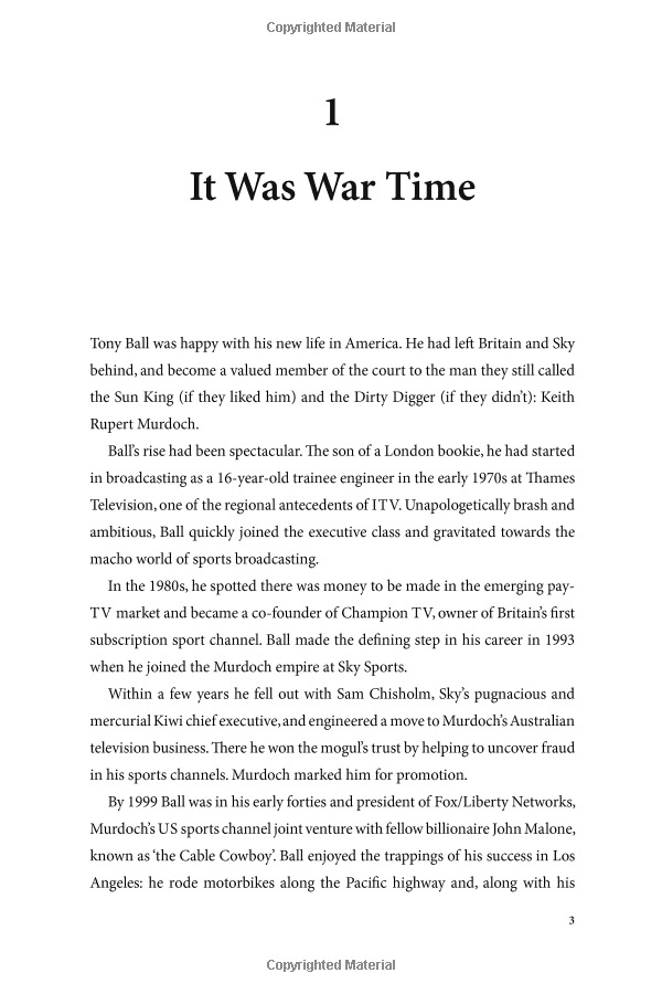 the battle for sky: the murdochs, disney, comcast and the future of entertainment