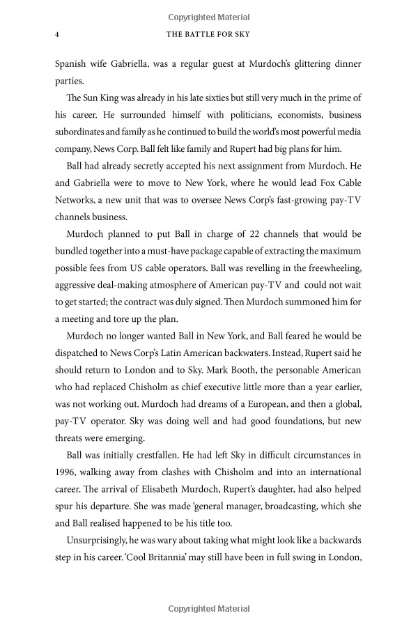 the battle for sky: the murdochs, disney, comcast and the future of entertainment