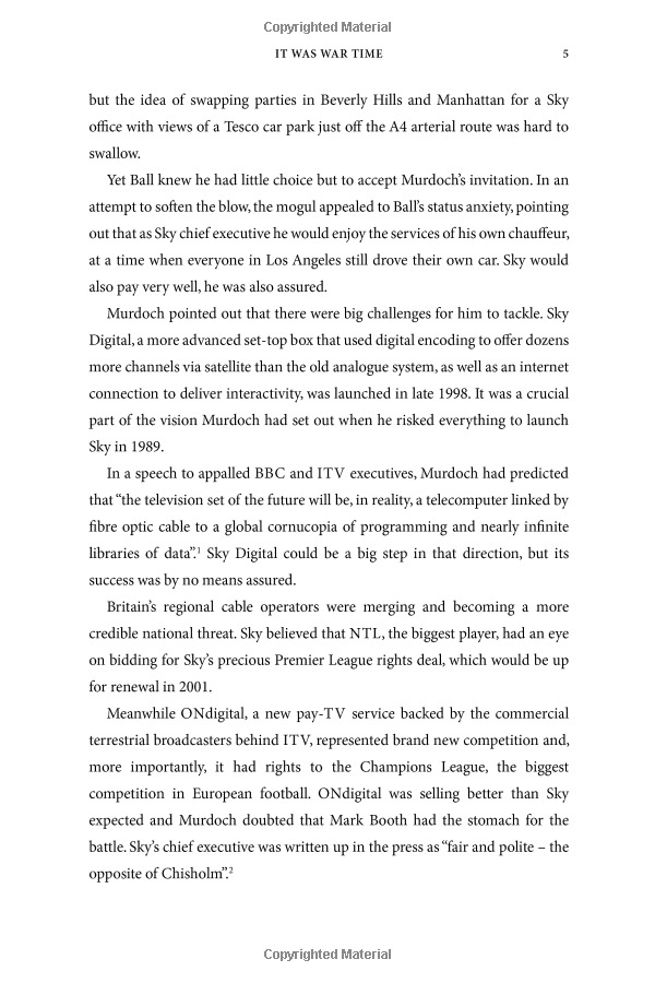 the battle for sky: the murdochs, disney, comcast and the future of entertainment