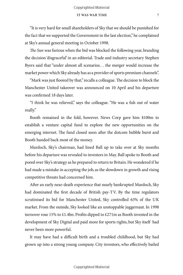 the battle for sky: the murdochs, disney, comcast and the future of entertainment