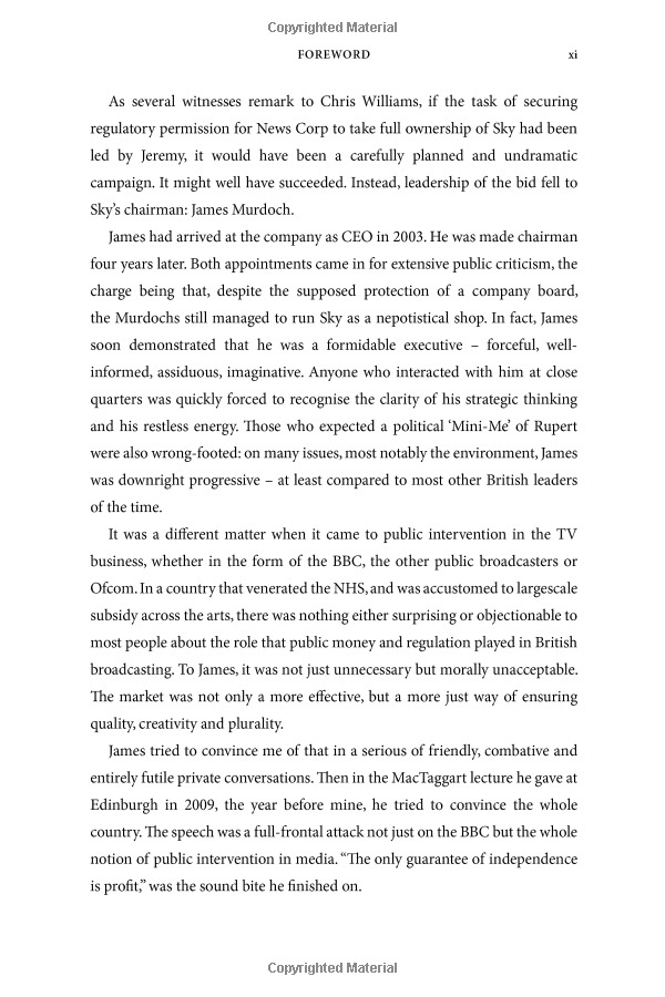 the battle for sky: the murdochs, disney, comcast and the future of entertainment