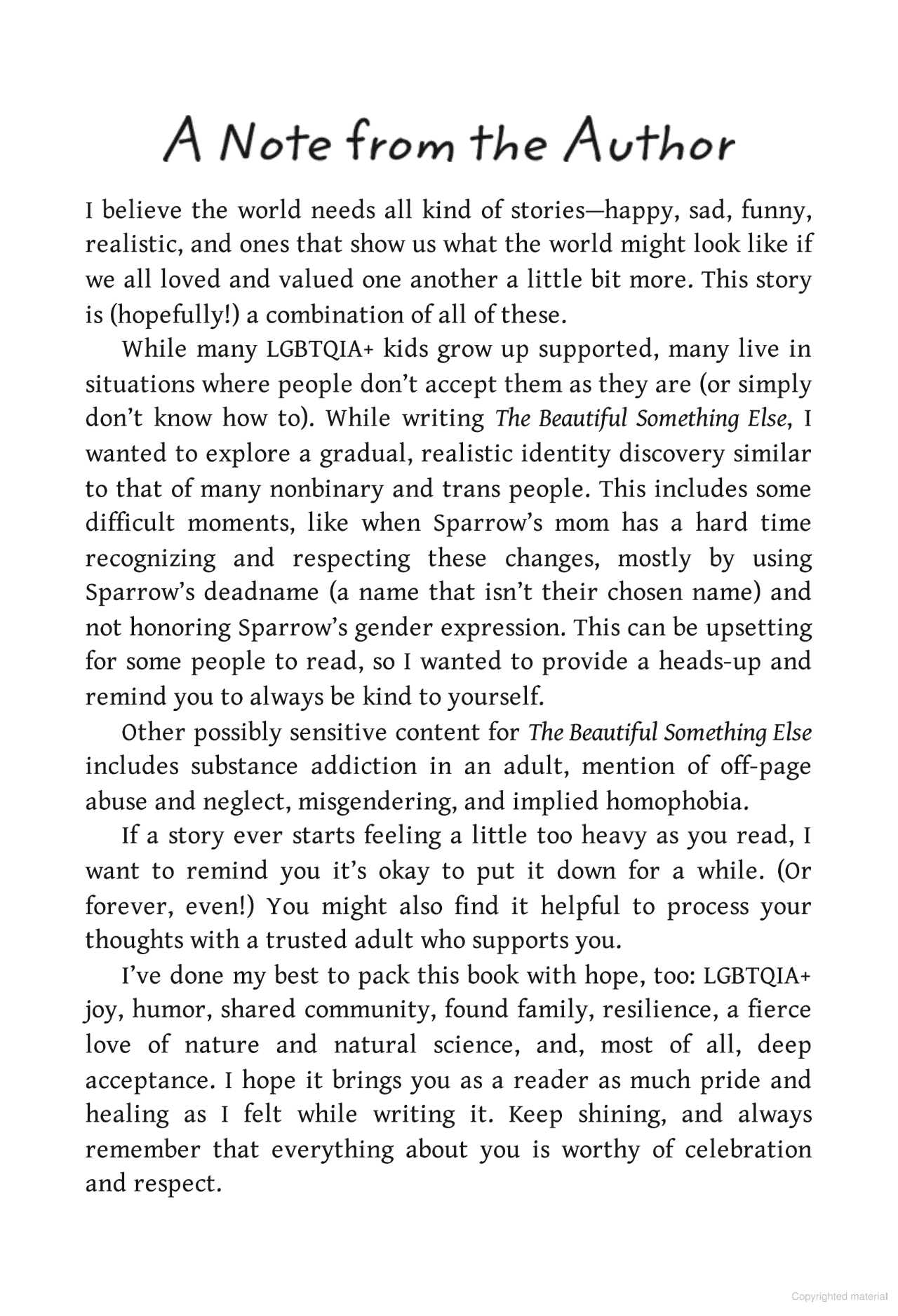 the beautiful something else