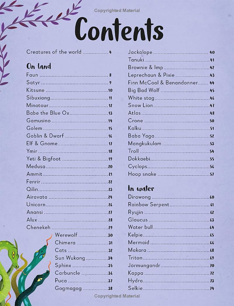 the bedtime book of magical creatures