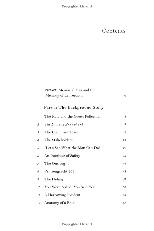 the betrayal of anne frank: a cold case investigation