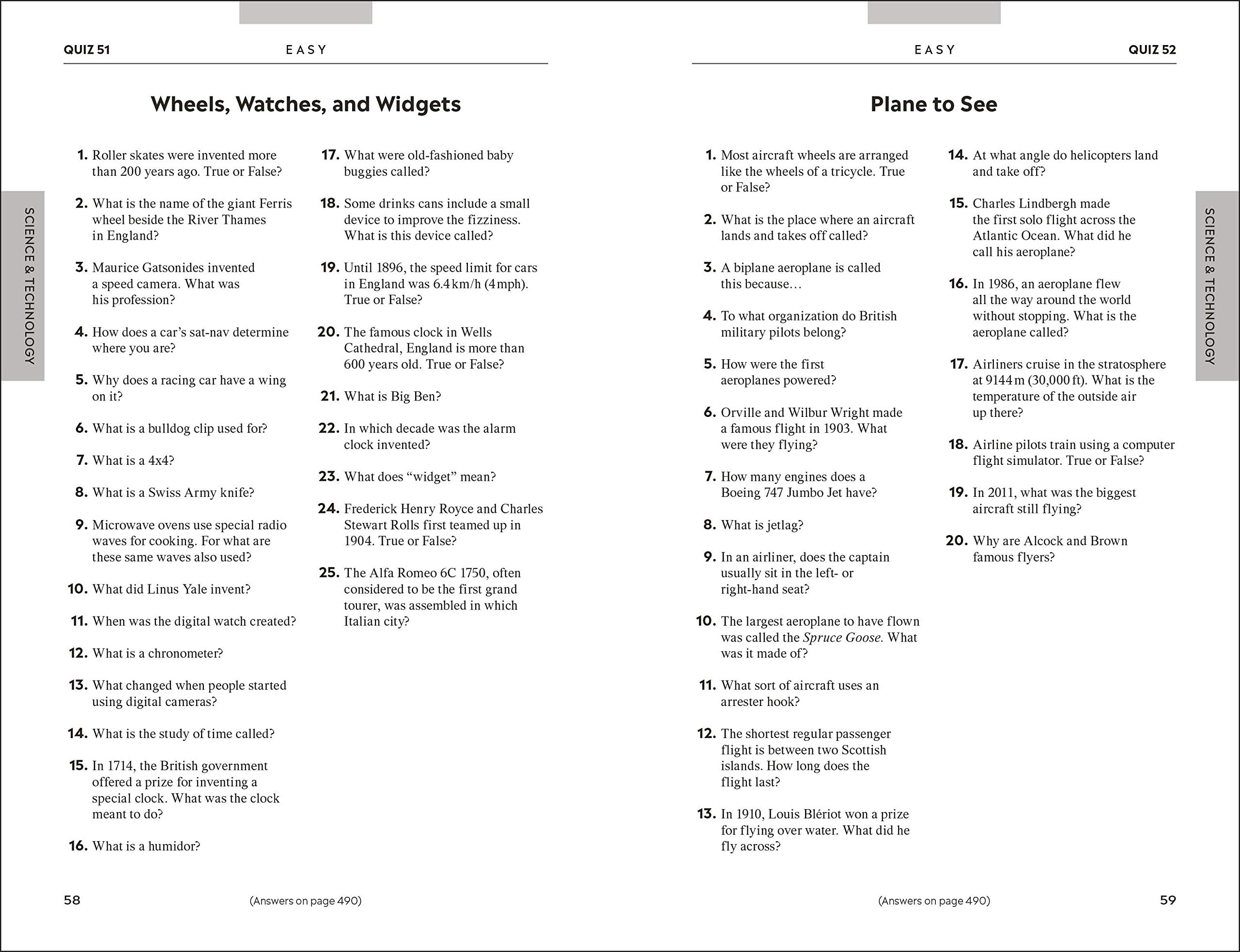 the big quiz book: 10,000 amazing general knowledge questions