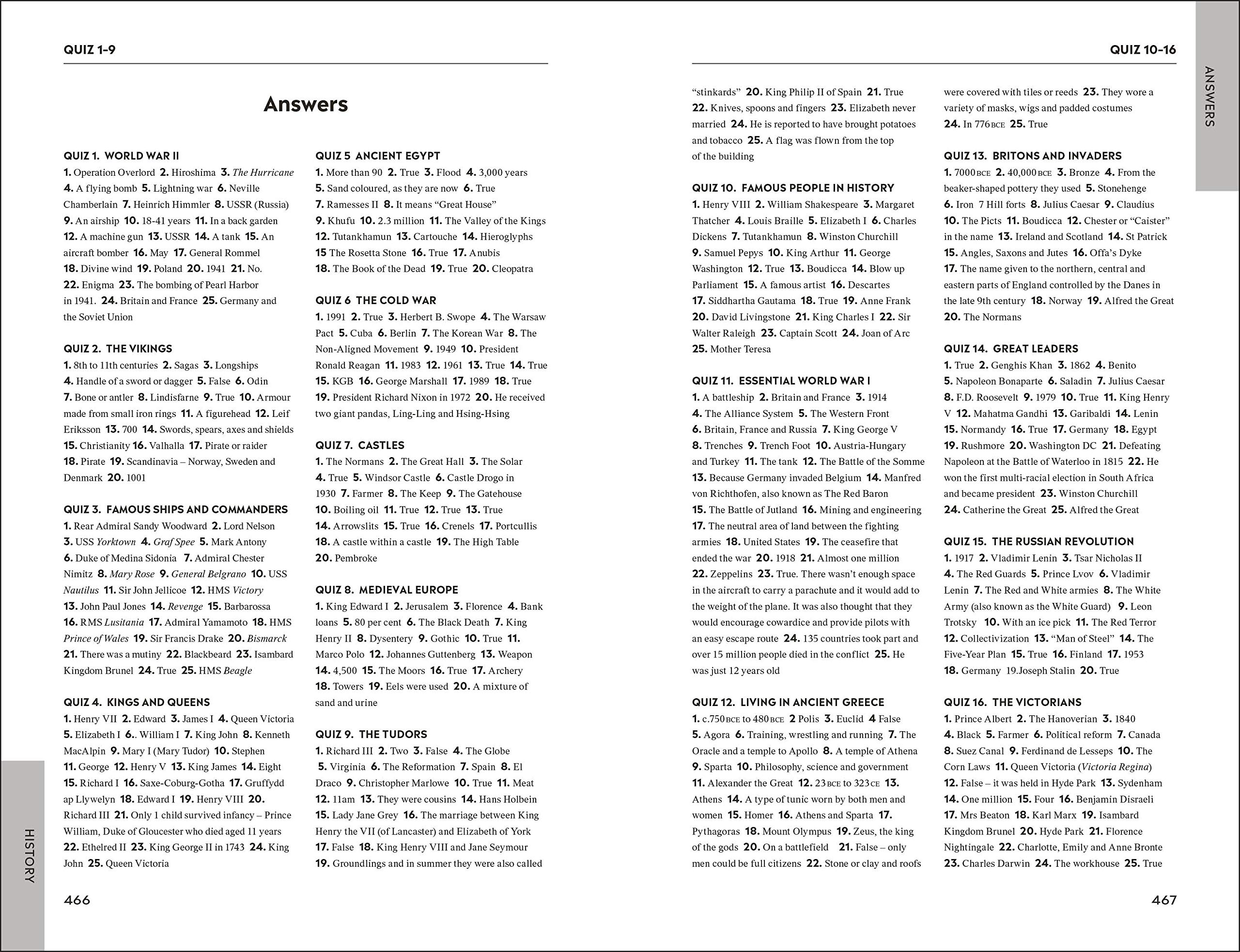 the big quiz book: 10,000 amazing general knowledge questions