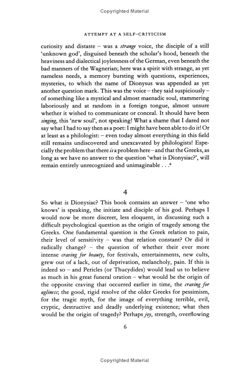 the birth of tragedy