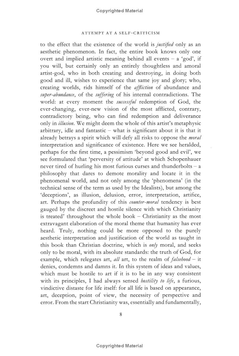 the birth of tragedy