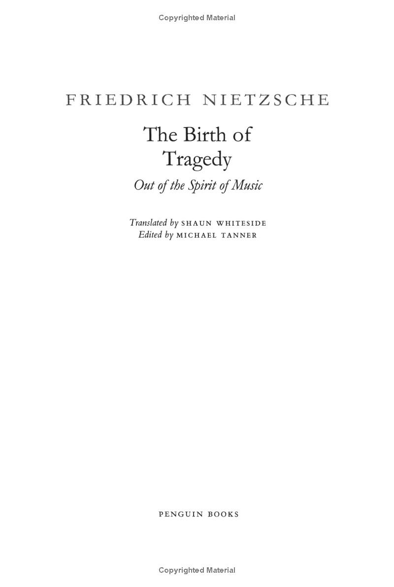 the birth of tragedy