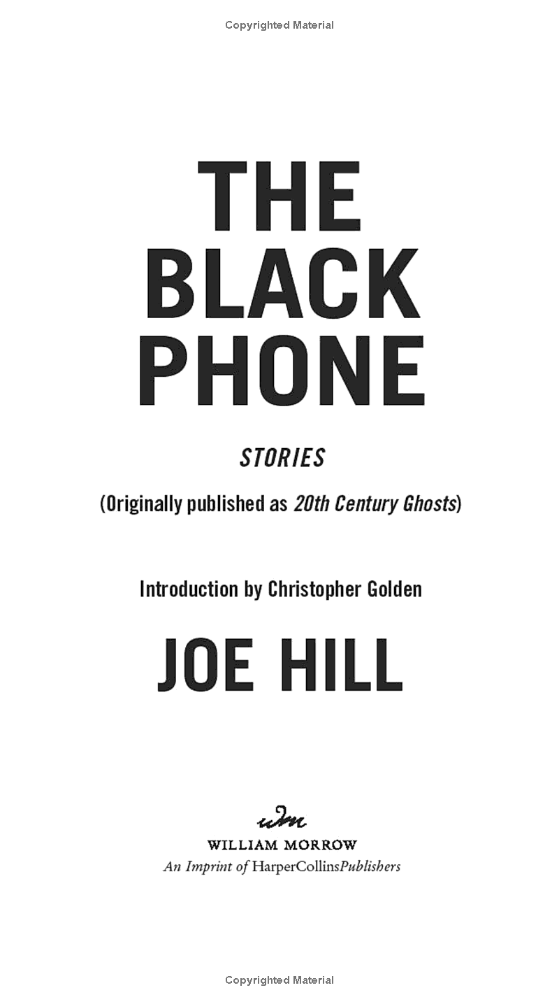 the black phone stories (movie tie-in)