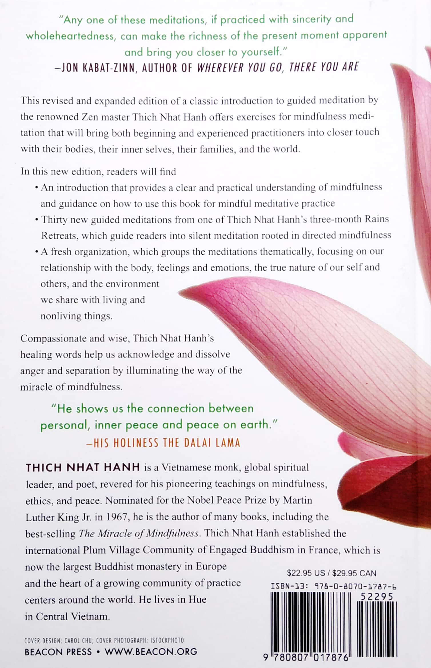 the blooming of a lotus: essential guided meditations for mindfulness, healing, and transformation