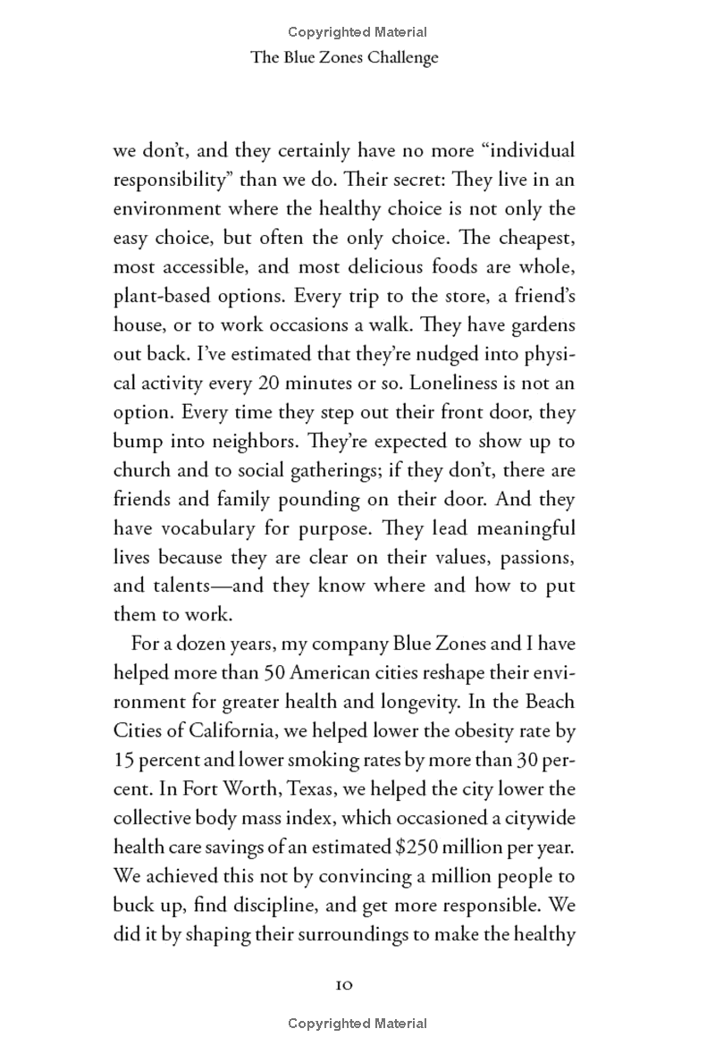 the blue zones challenge