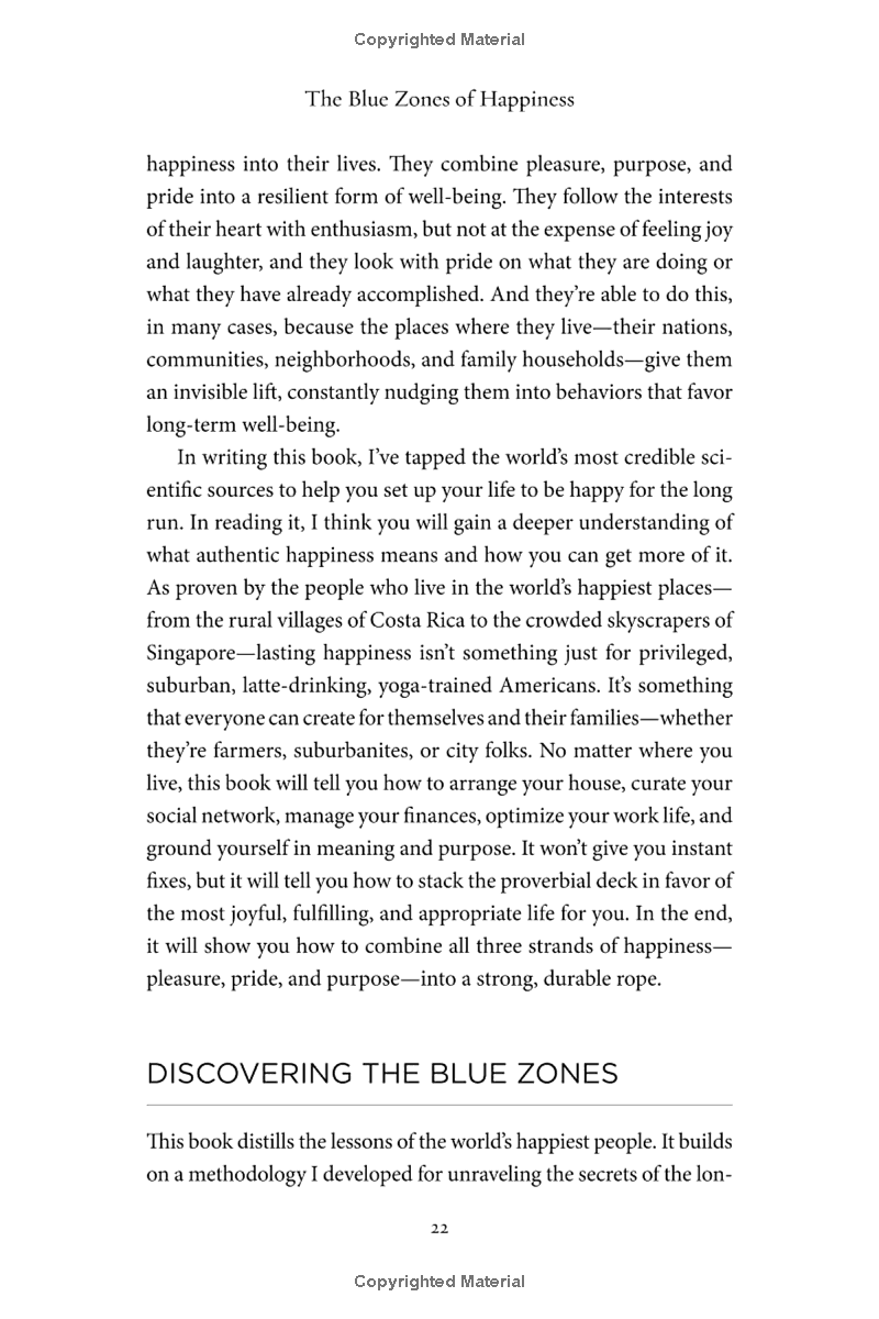 the blue zones of happiness: lessons from the world's happiest people