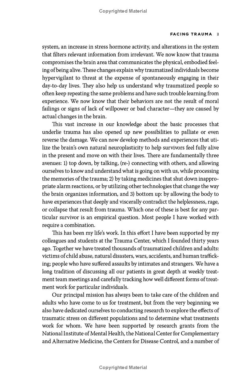 the body keeps the score: brain, mind, and body in the healing of trauma