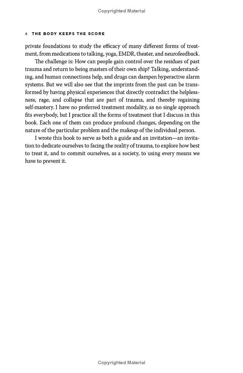 the body keeps the score: brain, mind, and body in the healing of trauma
