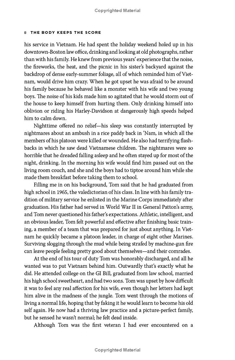 the body keeps the score: brain, mind, and body in the healing of trauma