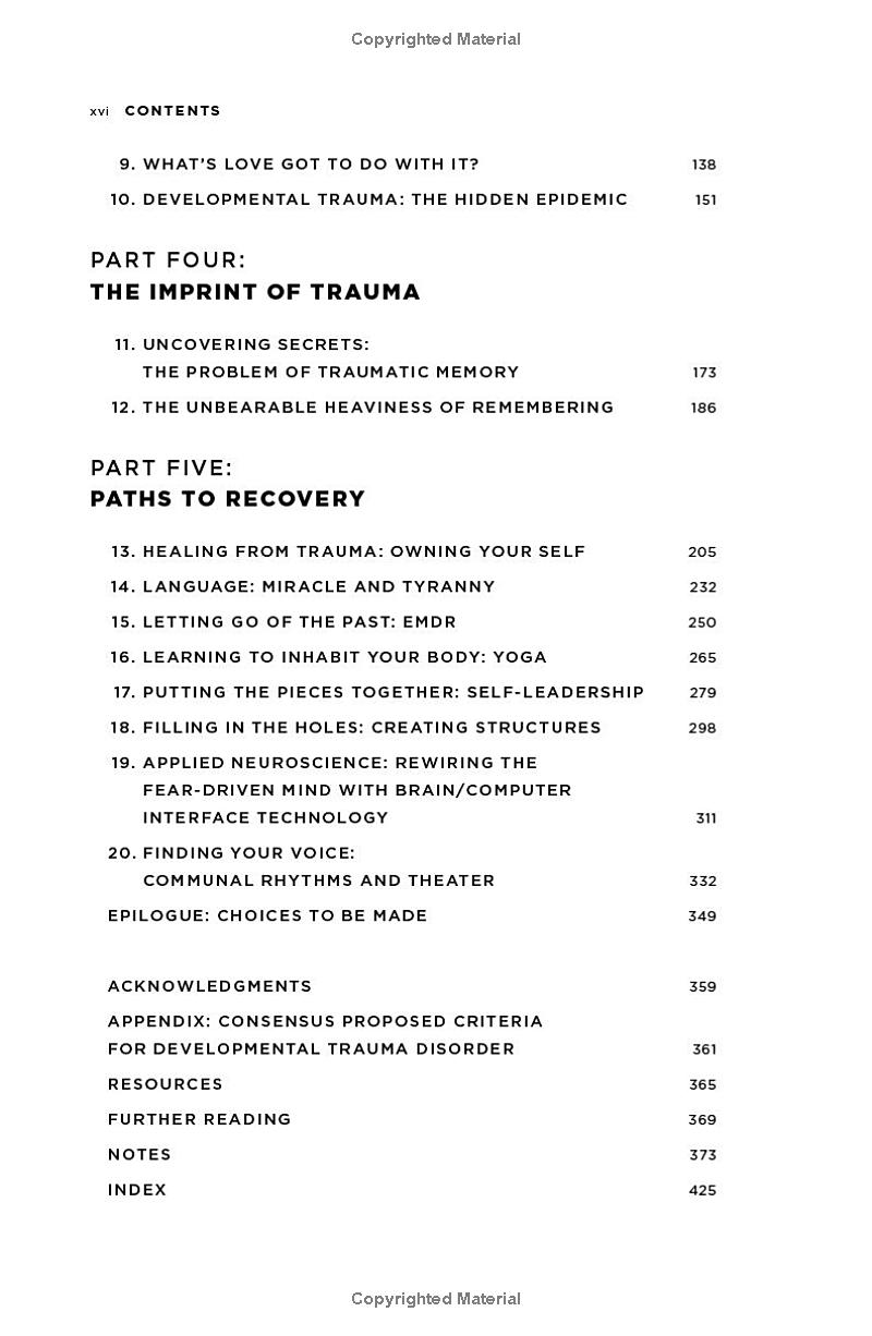 the body keeps the score: brain, mind, and body in the healing of trauma