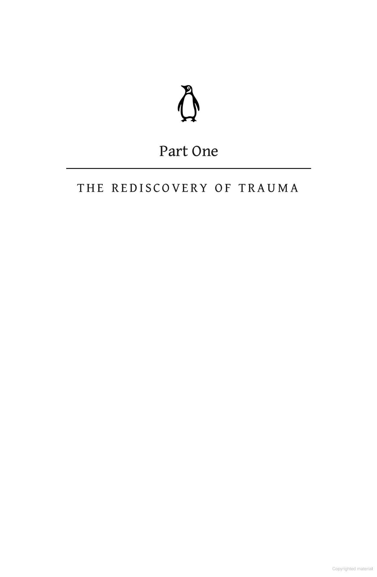 the body keeps the score : mind, brain and body in the transformation of trauma