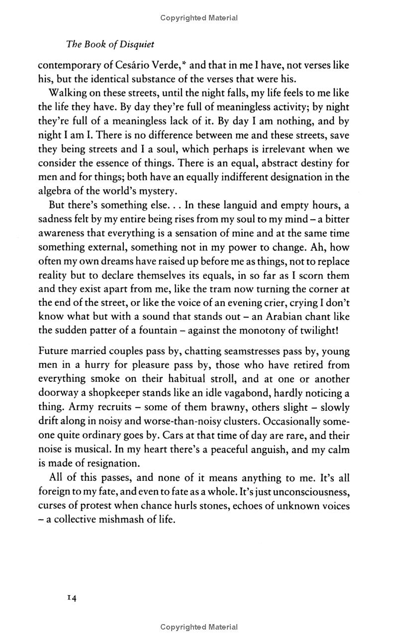 the book of disquiet