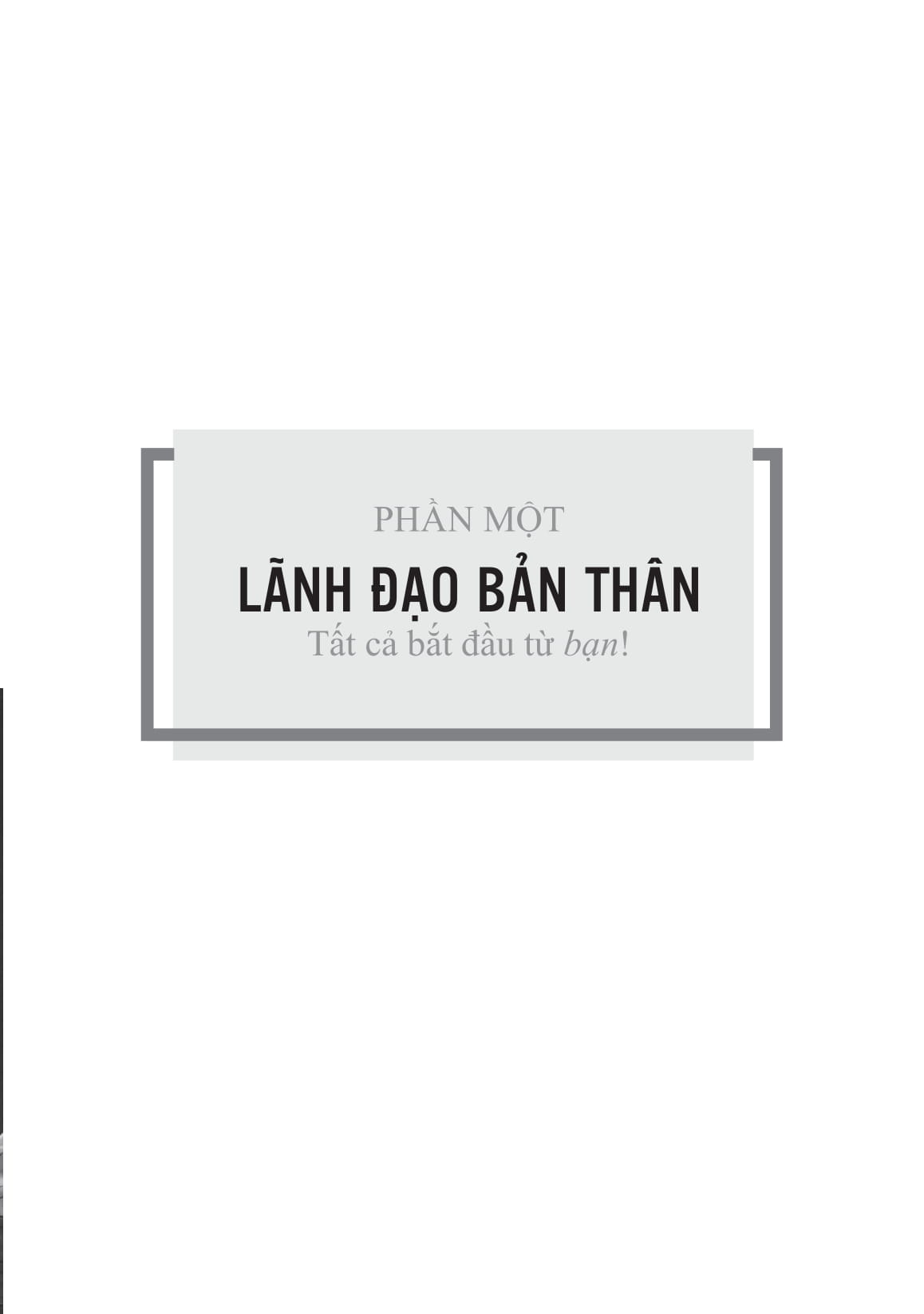 the book of leadership - dẫn dắt bản thân, đội nhóm và tổ chức vươn xa