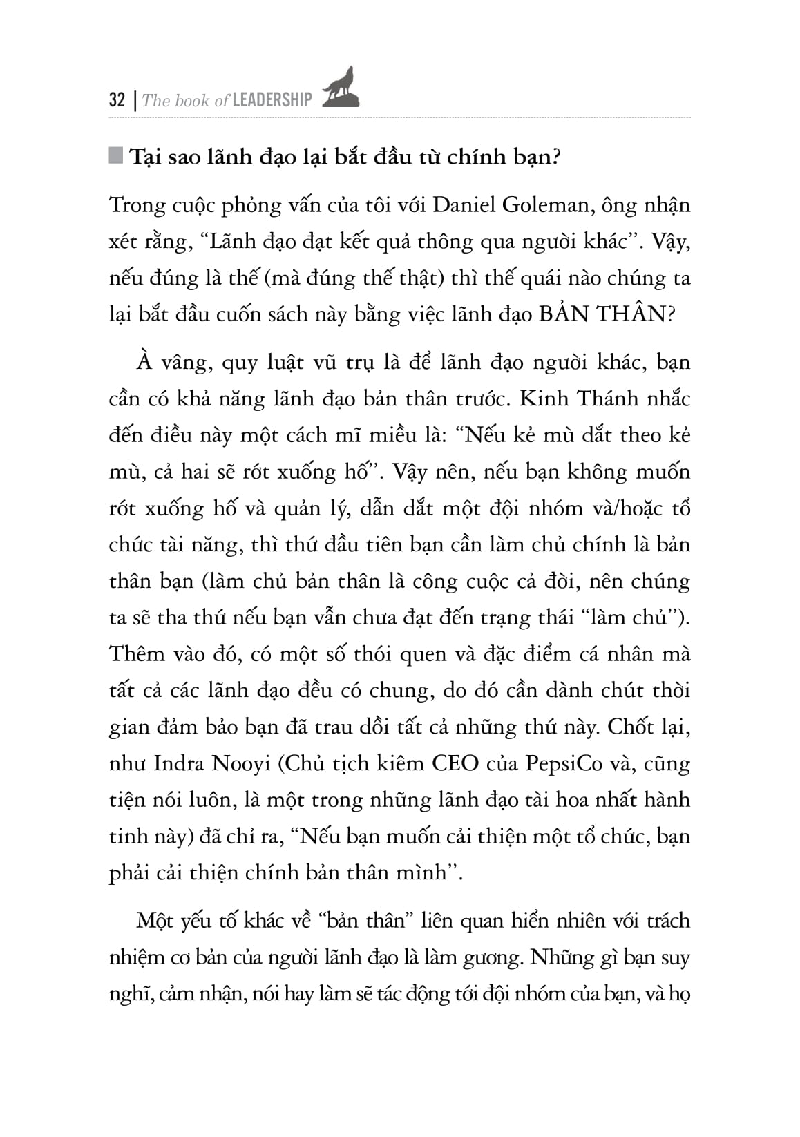 the book of leadership - dẫn dắt bản thân, đội nhóm và tổ chức vươn xa